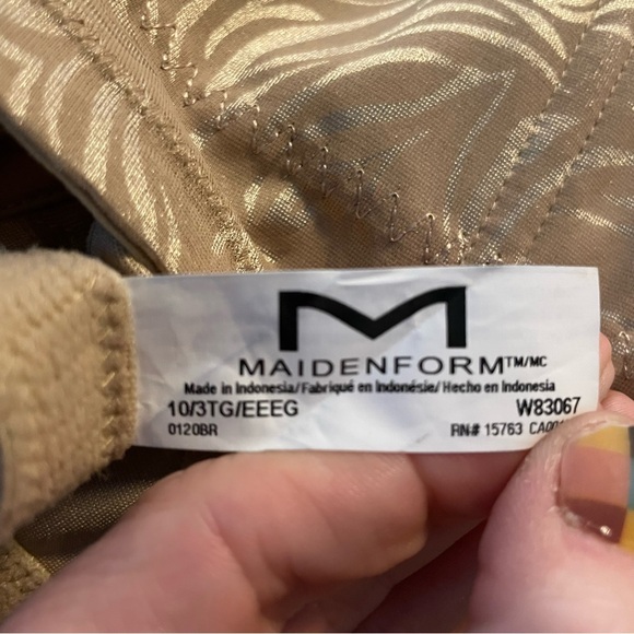 Maidenform Flexees Waist Nipper Cincher Corset Sculpt‎ Shapewear Size XXL - Picture 5 of 5